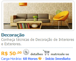 Curso de Decoração