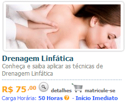 Curso de Drenagem Linfática